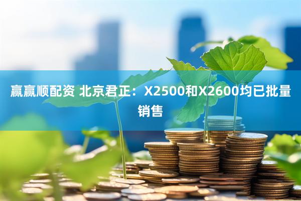 赢赢顺配资 北京君正：X2500和X2600均已批量销售