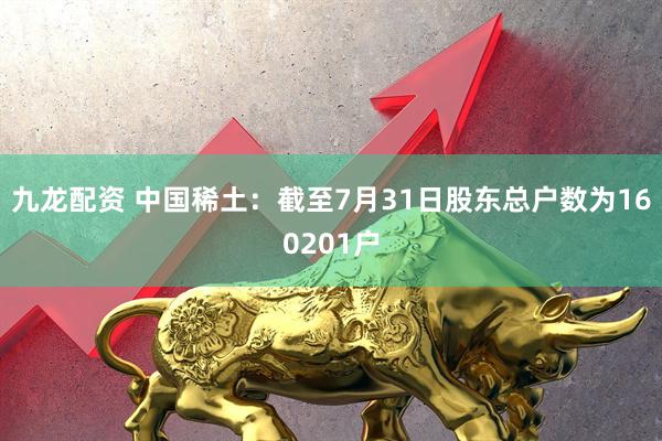 九龙配资 中国稀土：截至7月31日股东总户数为160201户