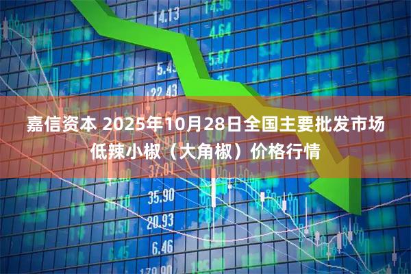 嘉信资本 2025年10月28日全国主要批发市场低辣小椒（大角椒）价格行情
